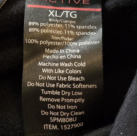 Spyder Active SPM808U ProW=B Black & Red 1/4 Zip Performance Pullover‎ Size XL - Picture 10 of 10